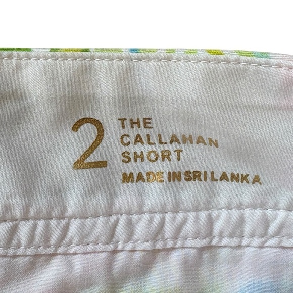 Lilly Pulitzer The Callahan Shorts Pink Floral Size 2 100% Cotton - Picture 7 of 7